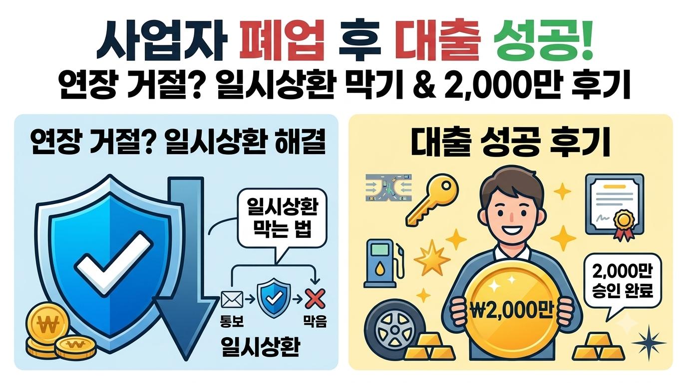 사업자 폐업 후 대출